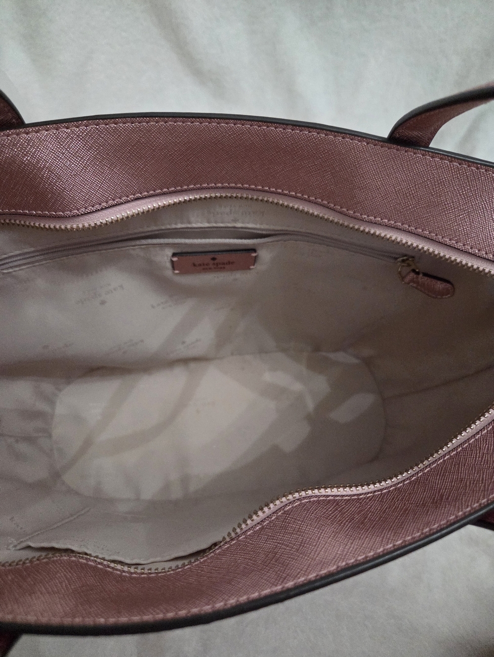 kate spade Metallic Rose Pink Glitter Tote - Picture 7 of 7